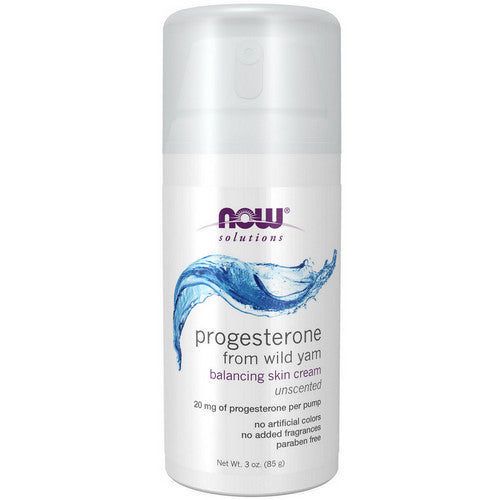 Natural Progesterone Liposomal Skin Cream 3 OZ by Now Foods