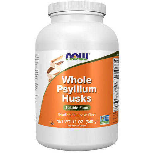 Whole Psyllium Husks 12 Oz by Now Foods