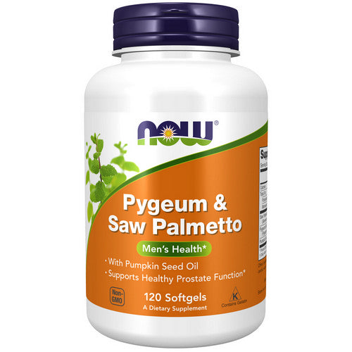 Pygeum And Saw Palmetto Extract 120 Softgels by Now Foods
