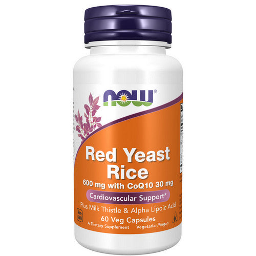 RED YEAST RICE & COQ10 FORMULA 60 Vcaps by Now Foods