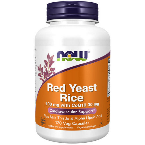 Red Yeast Rice with CoQ10 120 Veg Caps by Now Foods