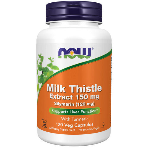 Silymarin Milk Thistle Extract 120 Veg Caps by Now Foods