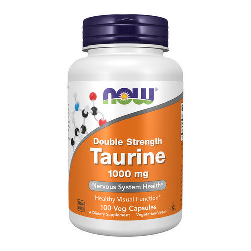 Taurine 100 Veg Caps by Now Foods