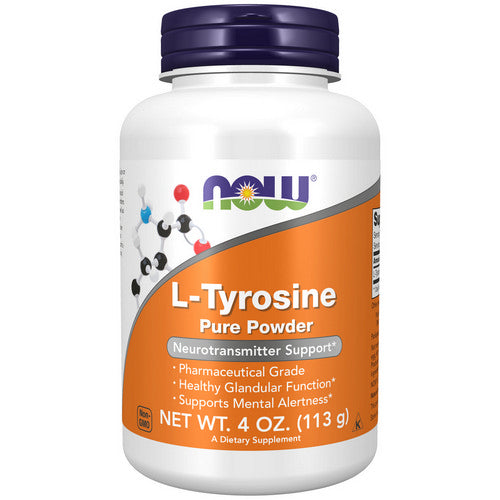 L-Tyrosine Pure Powder 4 Oz by Now Foods