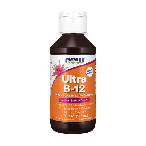 Ultra B-12 Liquid 4 Oz by Now Foods