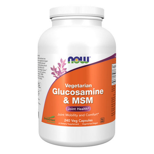 Glucosamine & MSM 240 Veg Caps by Now Foods