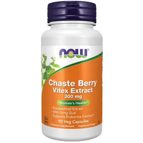 Chaste Berry-Vitex Extract 90 Veg Caps by Now Foods