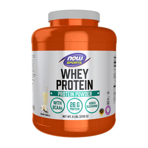 Whey Protein Natural Vanilla, 6 lbs by Now Foods
