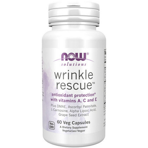 Wrinkle Rescue 60 Veg Caps by Now Foods