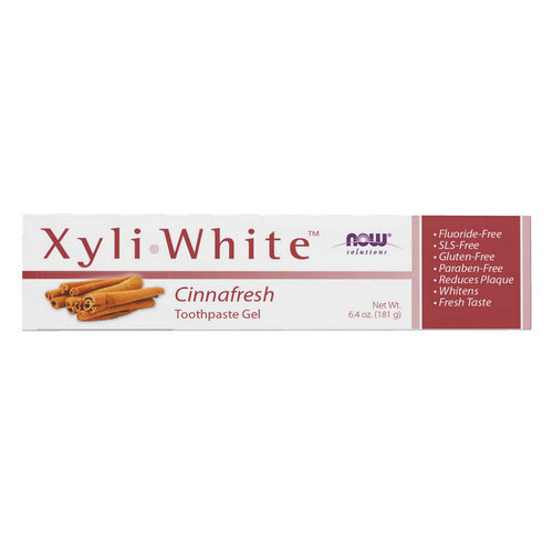 XyliWhite Cinnafresh Toothpaste Gel 6.4 Oz by Now Foods