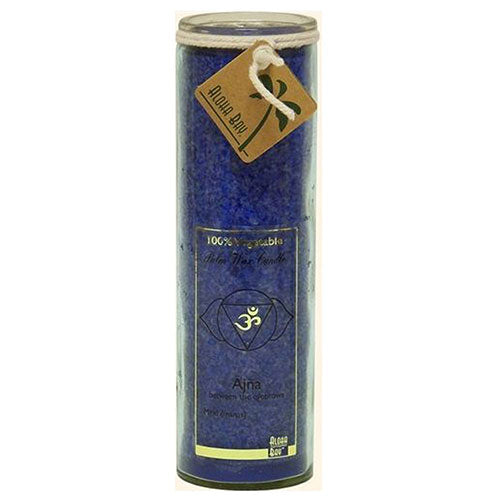 Candle Chakra Jar Unscented Indigo,17 OZ by Aloha Bay