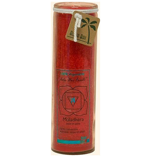 Candle Chakra Jar Unscented Red,16 OZ by Aloha Bay