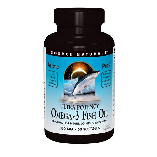 Arcticpure Ultra Potency Omega-3 Fish Oil Ultra Potency 60 Softgels by Source Naturals