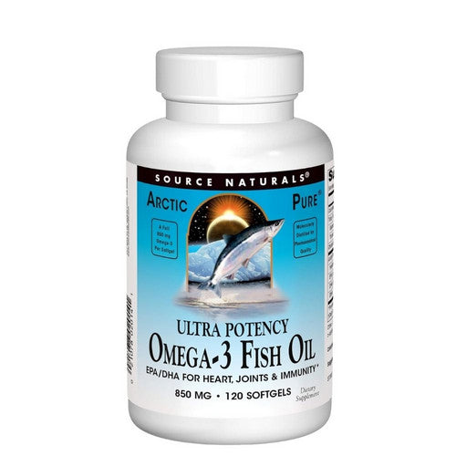 Arcticpure Ultra Potency Omega-3 Fish Oil Ultra Potency 120 Softgels by Source Naturals