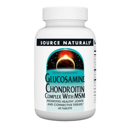 Glucosamine Chondroitin Complex w/MSM 60 Tabs by Source Naturals
