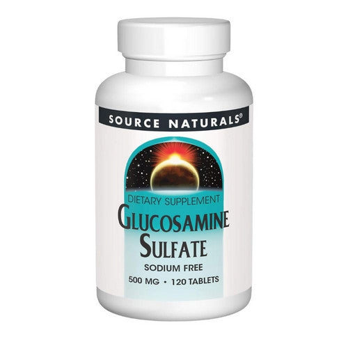 Glucosamine Sulfate Sodium Free 120 Tabs by Source Naturals