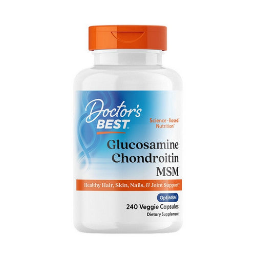 Glucosamine Chondroitin MSM with OptiMSM 240 Veggie Caps by Doctors Best