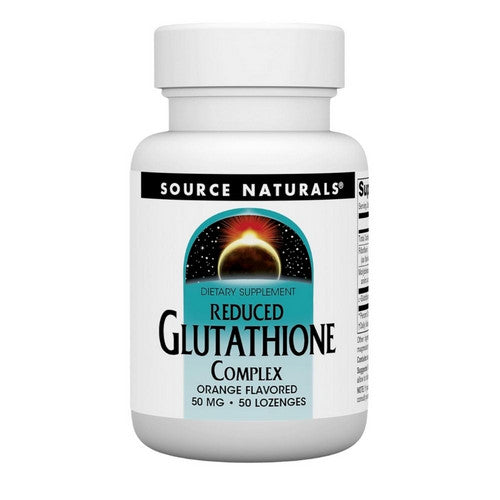 Glutathione, Orange flavor 50 Tabs by Source Naturals