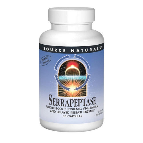 Serrapeptase 30 Vegicaps by Source Naturals