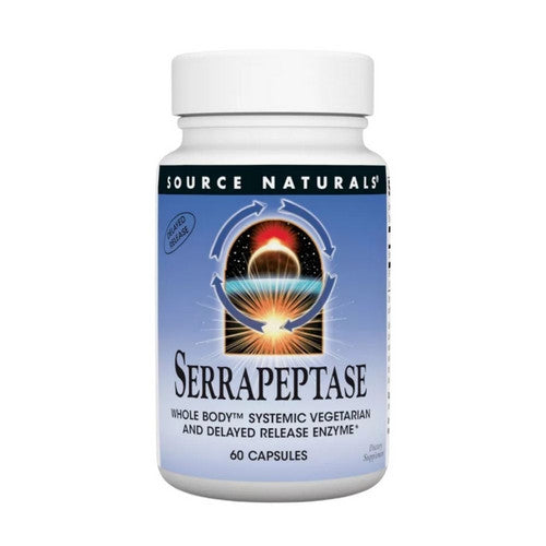 Serrapeptase 60 Caps by Source Naturals