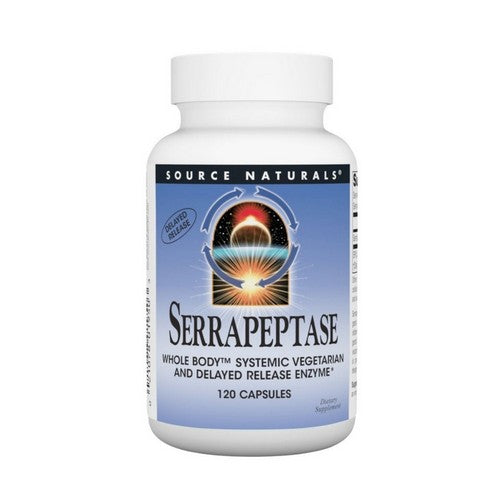 Serrapeptase 120 Caps by Source Naturals