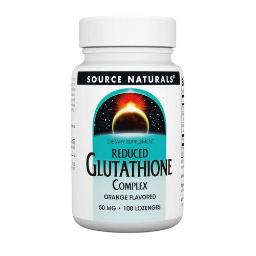 Glutathione, Orange flavor 100 Tabs by Source Naturals
