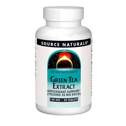 Green Tea Extract 60 Tabs by Source Naturals