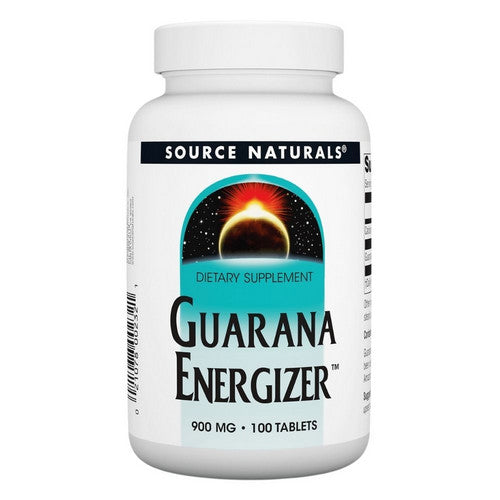 Guarana Energizer 100 Tabs by Source Naturals