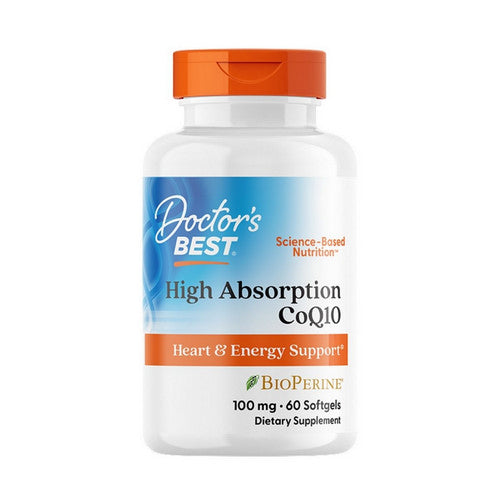 High Absorption Coq10 With Bioperine 60 Softgels by Doctors Best