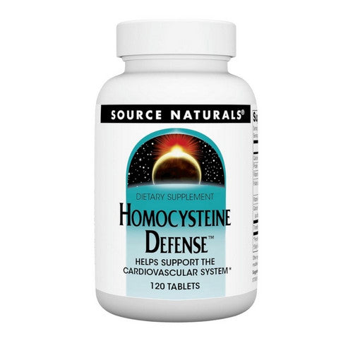 Homocysteine Defense 120 Tabs by Source Naturals