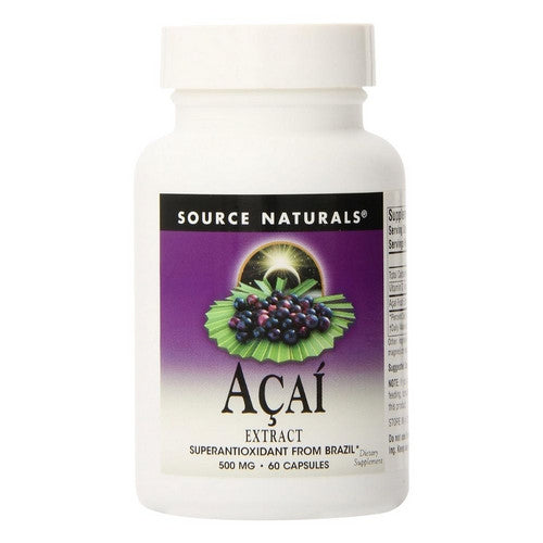 Acai Extract 60 Caps by Source Naturals