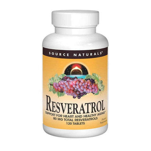 Resveratrol 120 Tabs by Source Naturals