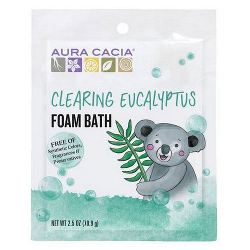 Aromatherapy Foam Bath Kids Clearing 2.5 Oz by Aura Cacia