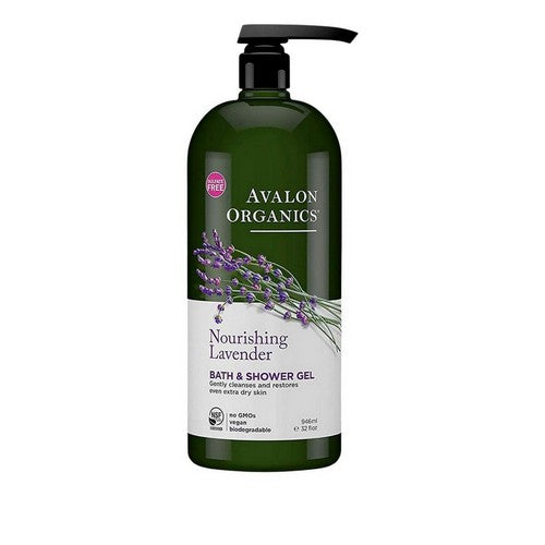 Organics Bath And Shower Gel Nourishing Lavender 32 Oz by Avalon Organics