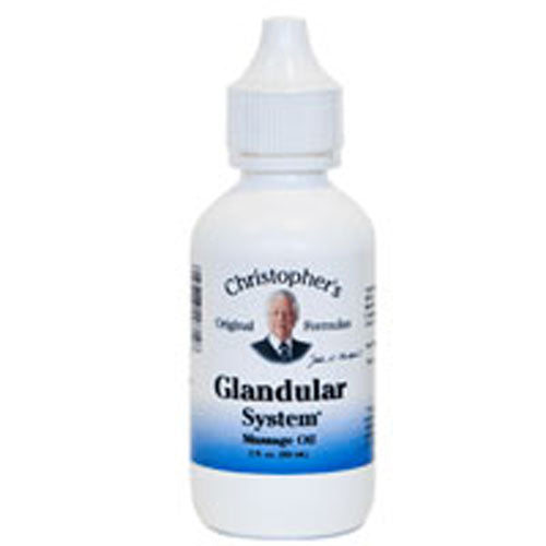Glandular System Massage Oil 2 Oz by Dr. Christophers Formulas