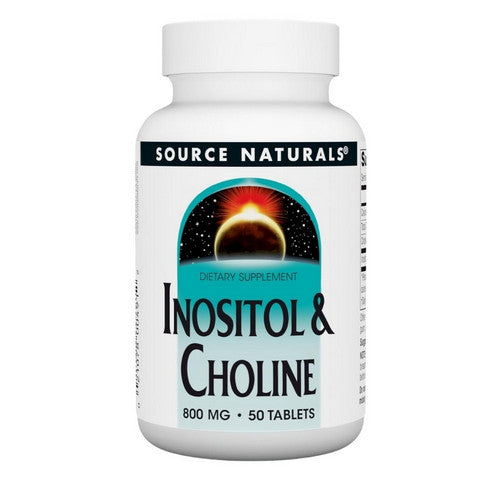 Inositol And Choline 50 Tabs by Source Naturals