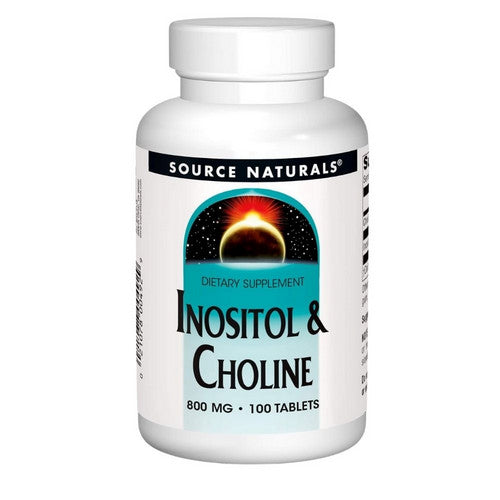 Inositol And Choline 100 Tabs by Source Naturals