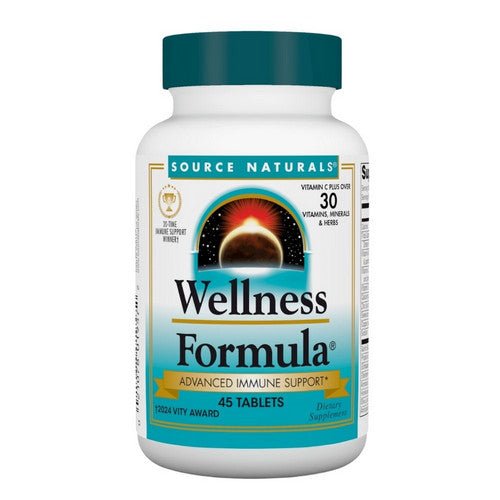 Wellness Formula Tablets Bio-Aligned 45 Tabs by Source Naturals
