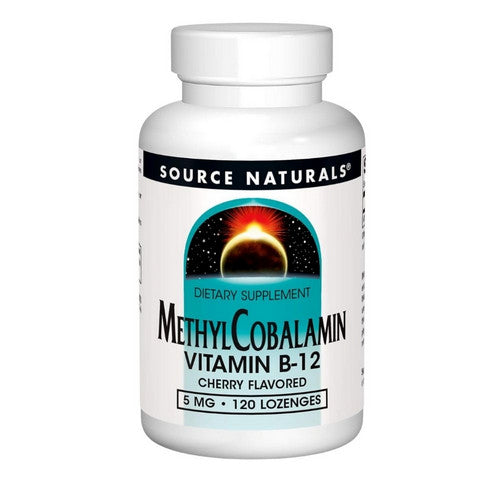 MethylCobalamin Cherry 120 Tabs by Source Naturals