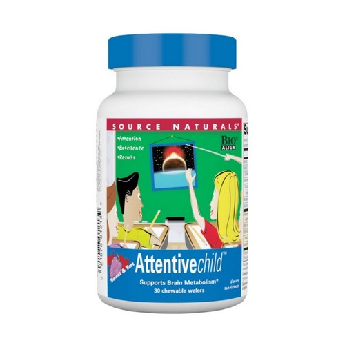 Attentive Child Sweet And Tart 30 Tabs by Source Naturals