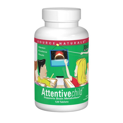Attentive Child Sweet And Tart 120 Tabs by Source Naturals