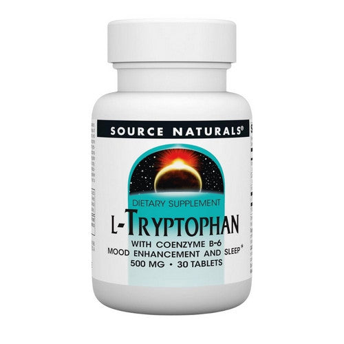 L-Tryptophan 30 Tabs by Source Naturals