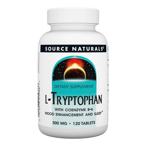 L-Tryptophan 120 Tabs by Source Naturals