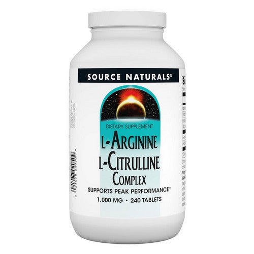 L-Arginine L-Citrulline Complex 240 Tabs by Source Naturals