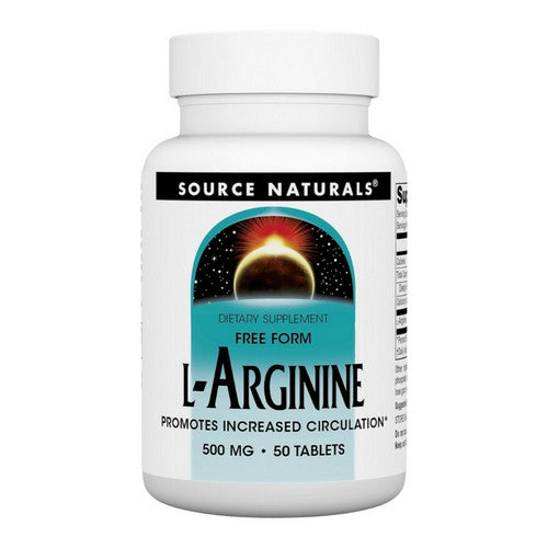 L-Arginine 50 Tabs by Source Naturals