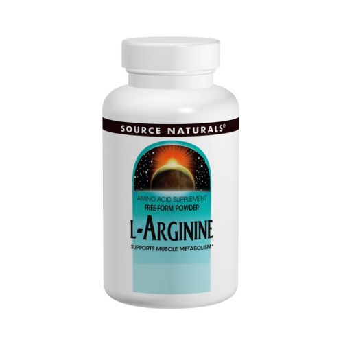 L-Arginine 500mg, 100 Tabs by Source Naturals