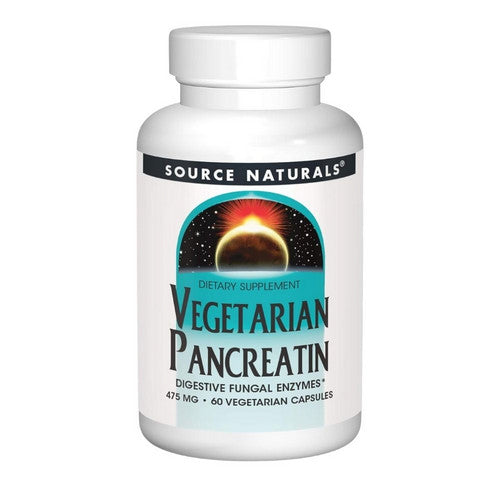 Vegetarian Pancreatin 60 Caps by Source Naturals