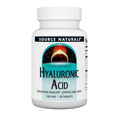 Hyaluronic Acid 30 Tabs by Source Naturals