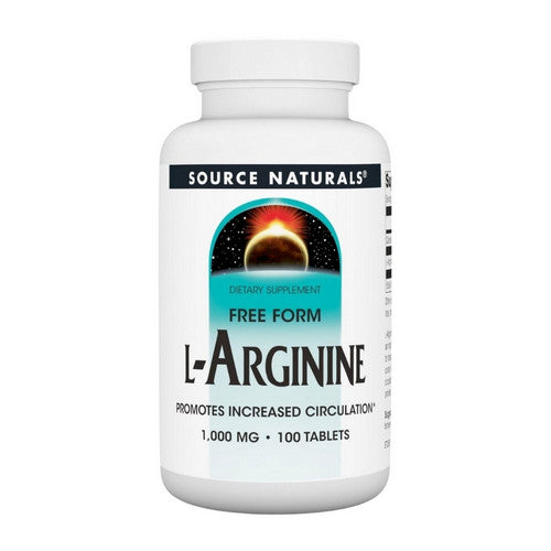 L-Arginine 100 Tabs by Source Naturals