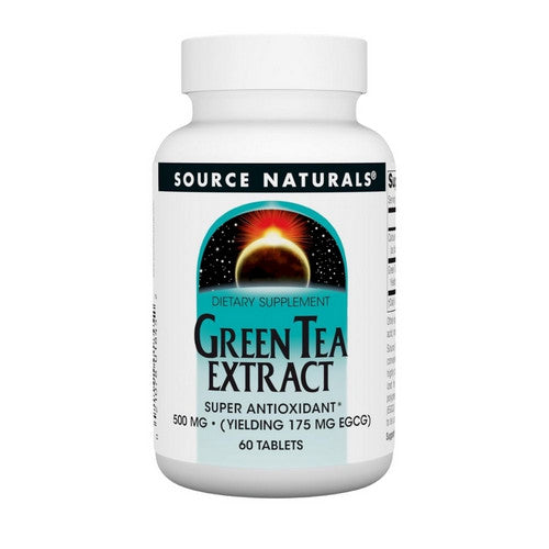 Green Tea Extract 60 Tabs by Source Naturals